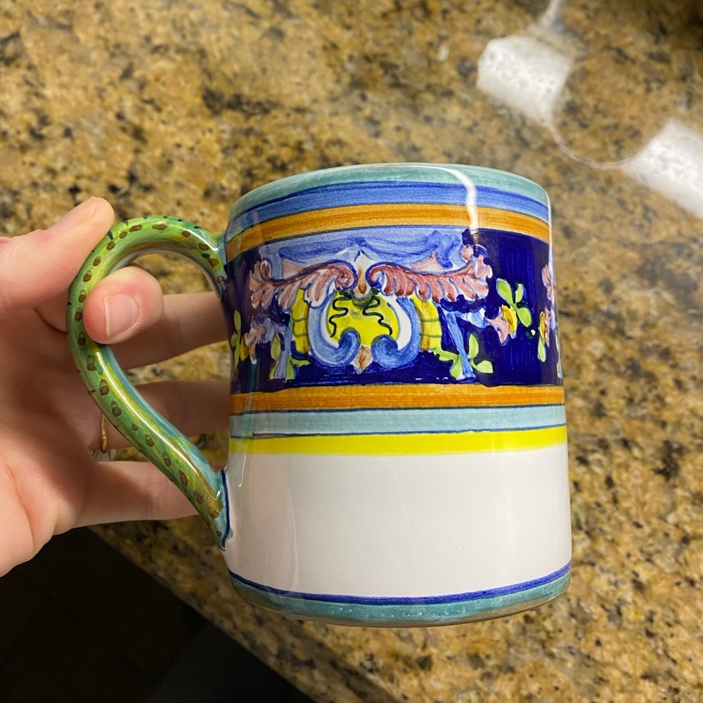 Da Lena Ravello
Hand Made Dipinto a Mano Italian Coffee Mug